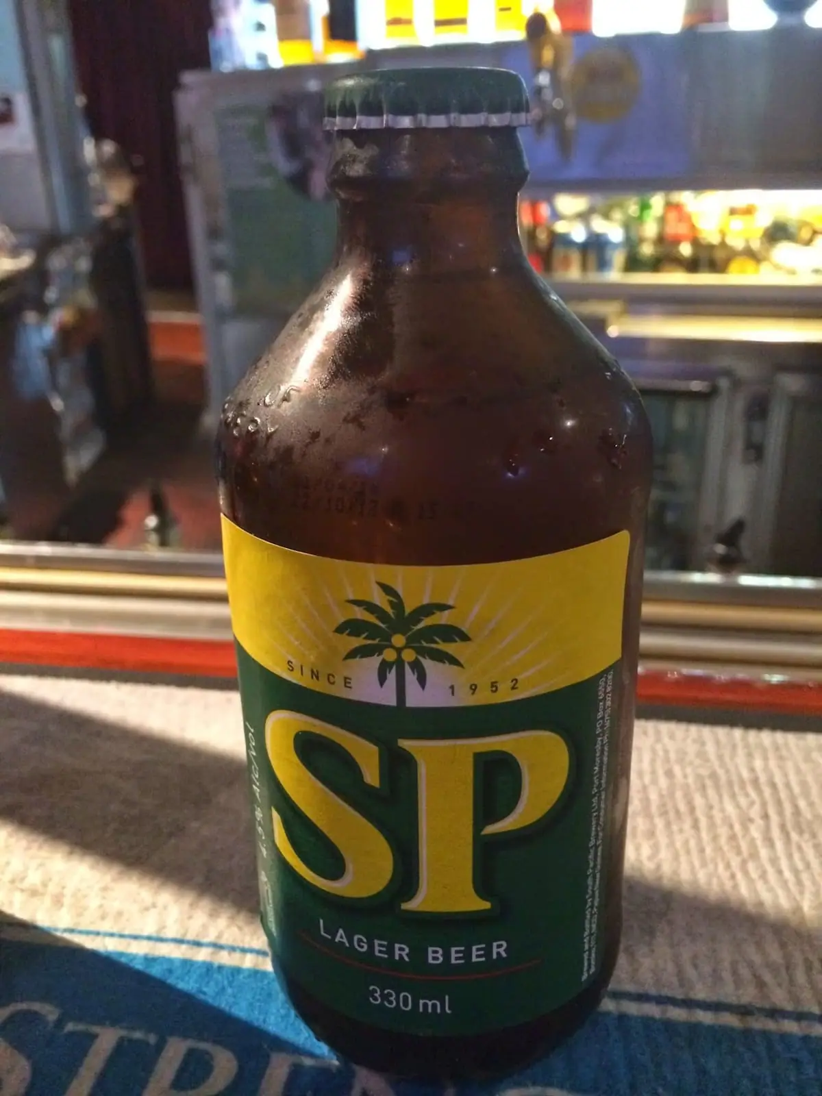 South Pacific SP lager